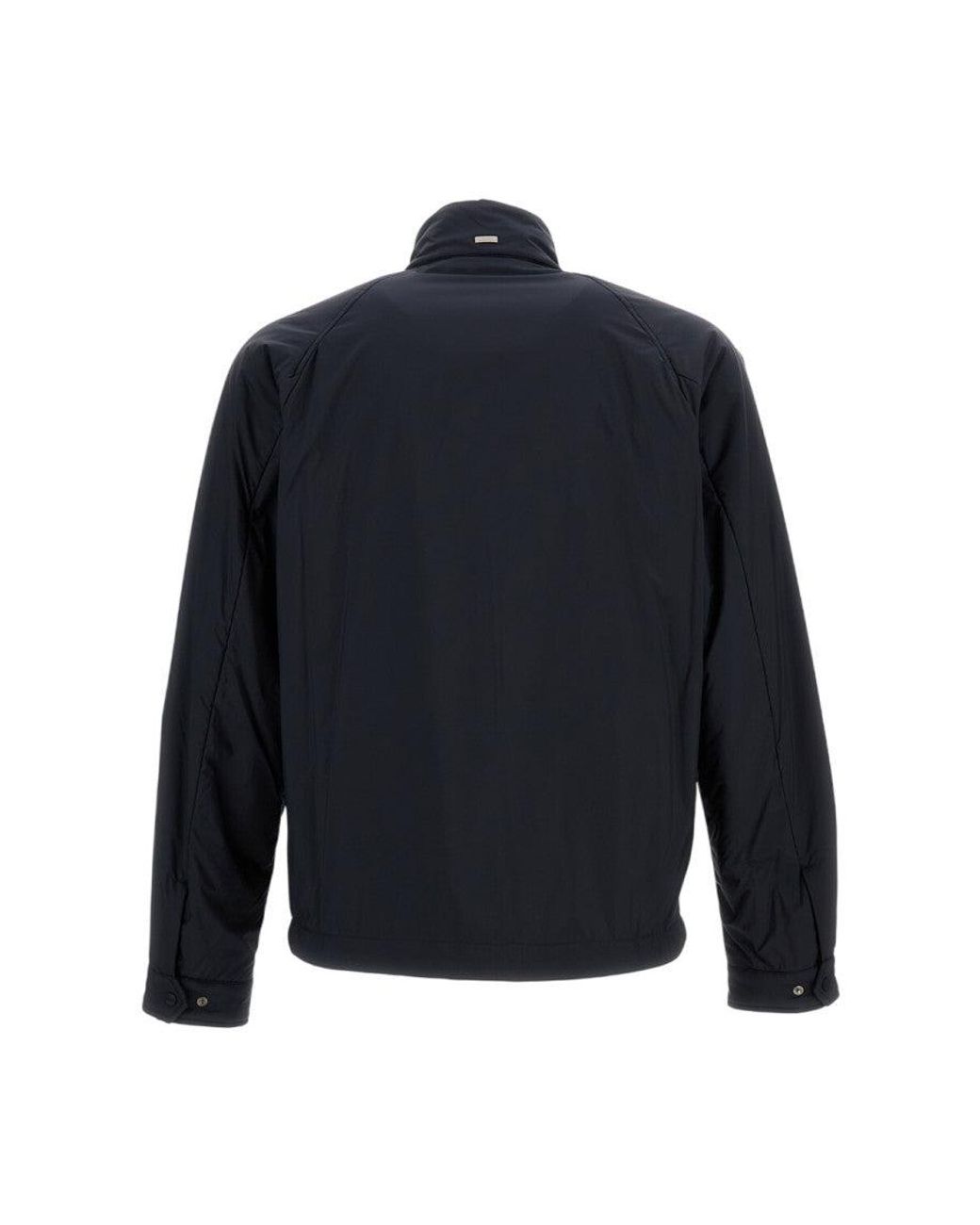 Herno Blue Dark Regular Jacket for men