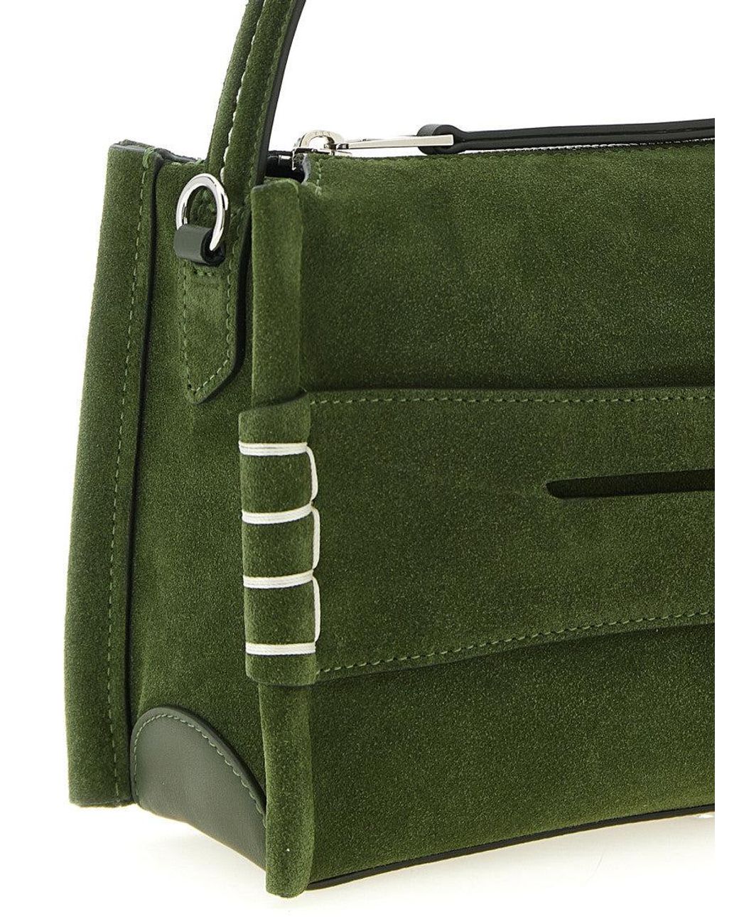 J.W. Anderson Green Loafer Small Satchel