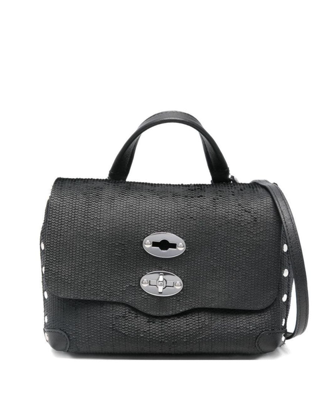 Zanellato Black Postina Baby Satchel