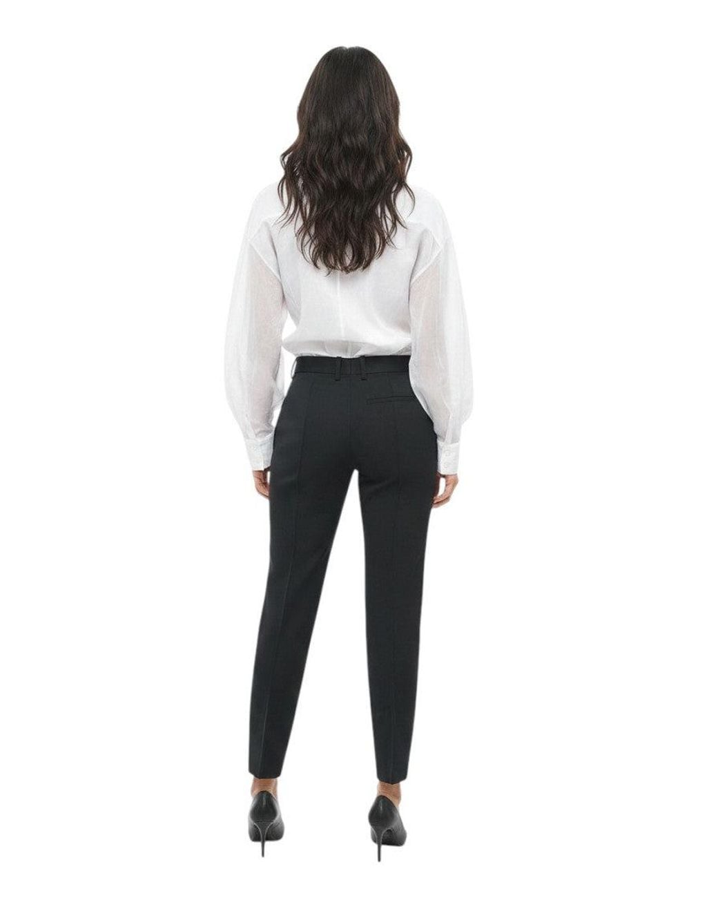 Bottega Veneta Blue Tailored Pleated Pants