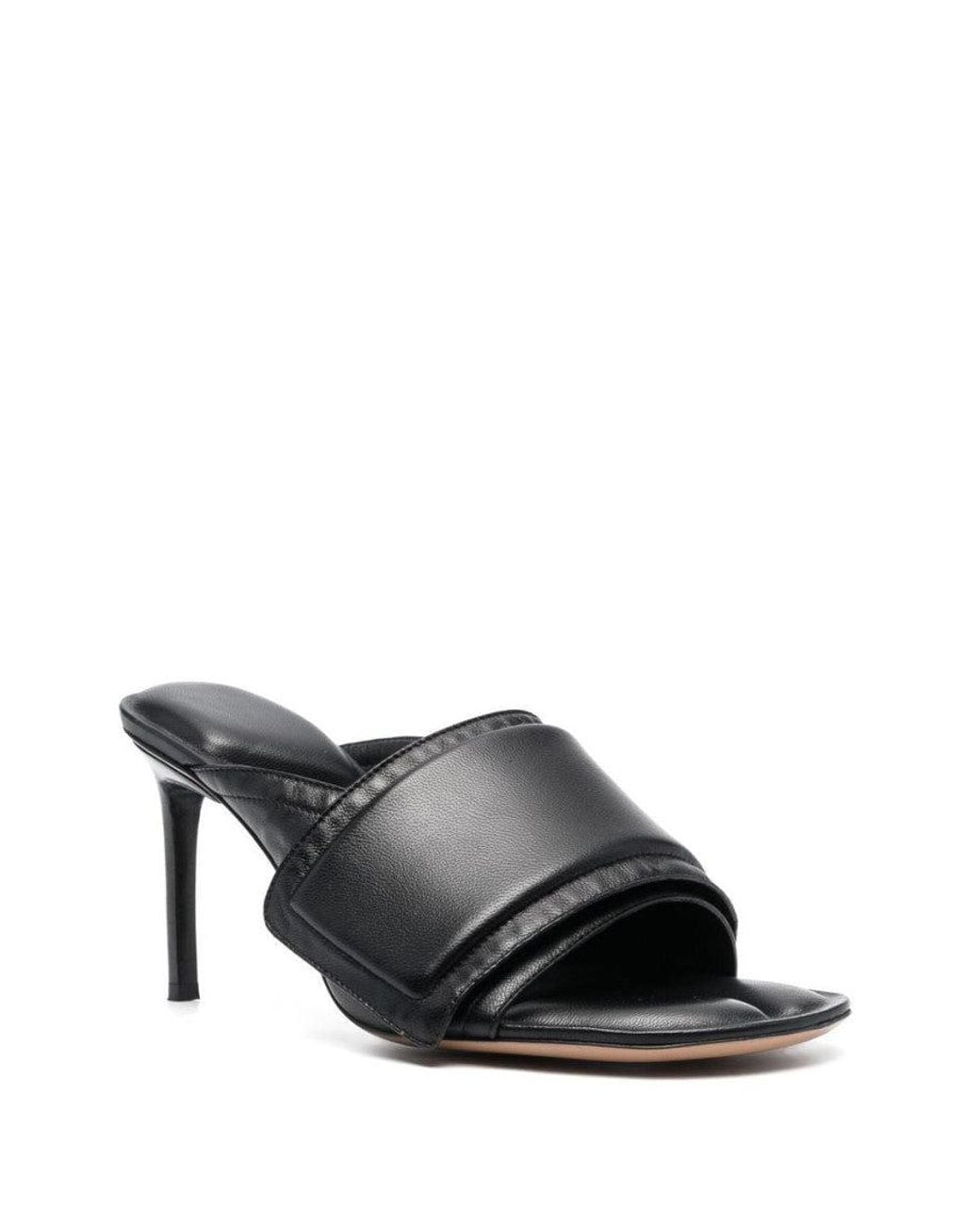 Jacquemus Black Slip On Heels