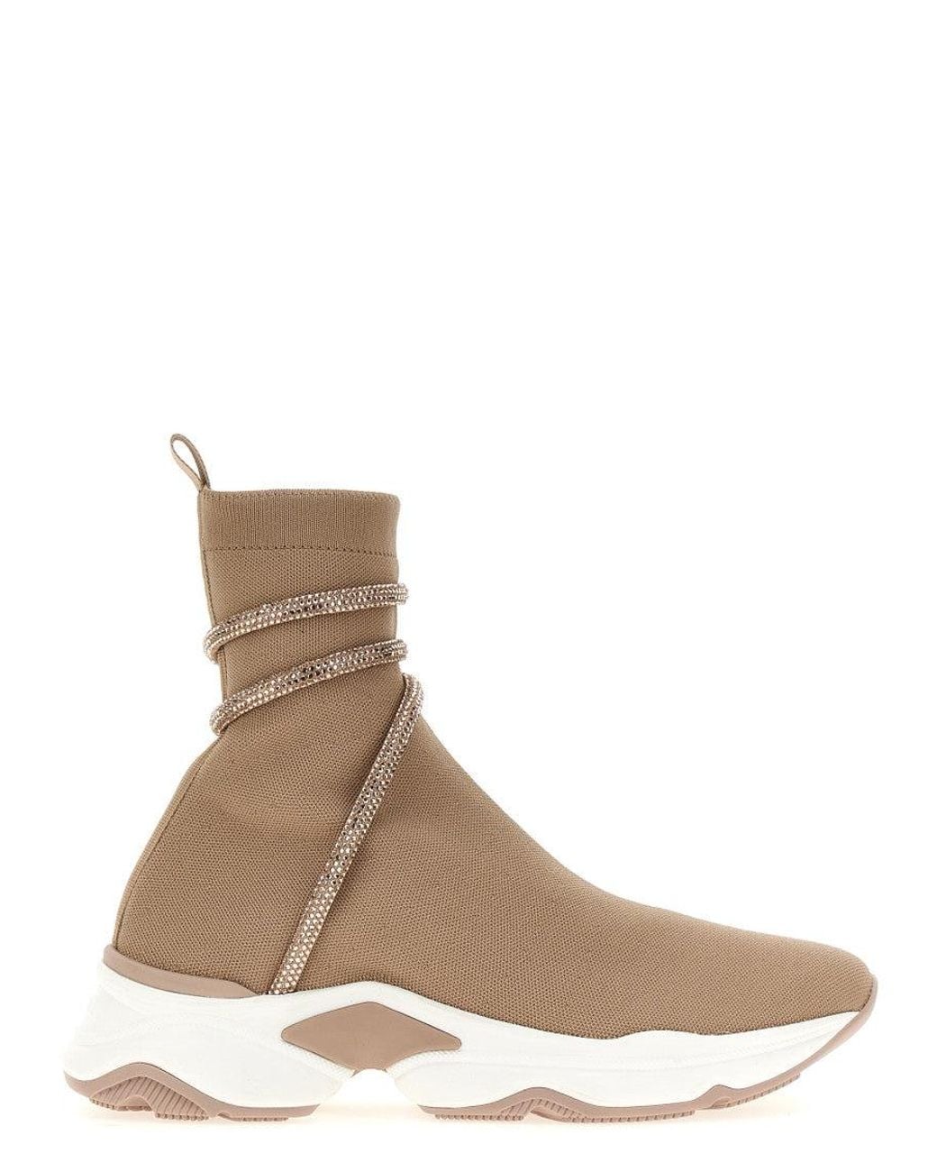 Rene Caovilla Brown Cleo Running Sneakers