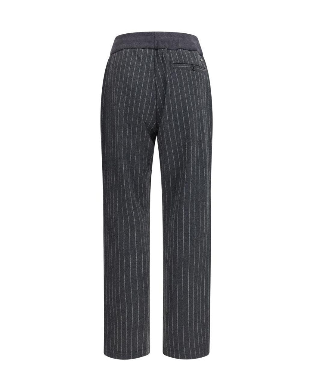 Herno Blue Dark Drawstring Trousers for men