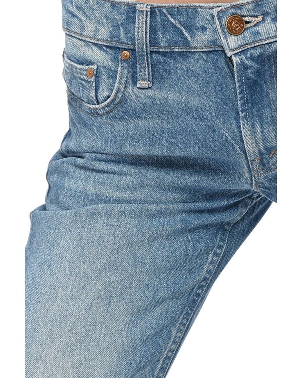 Mother Blue Bootcut Mid Rise Jeans