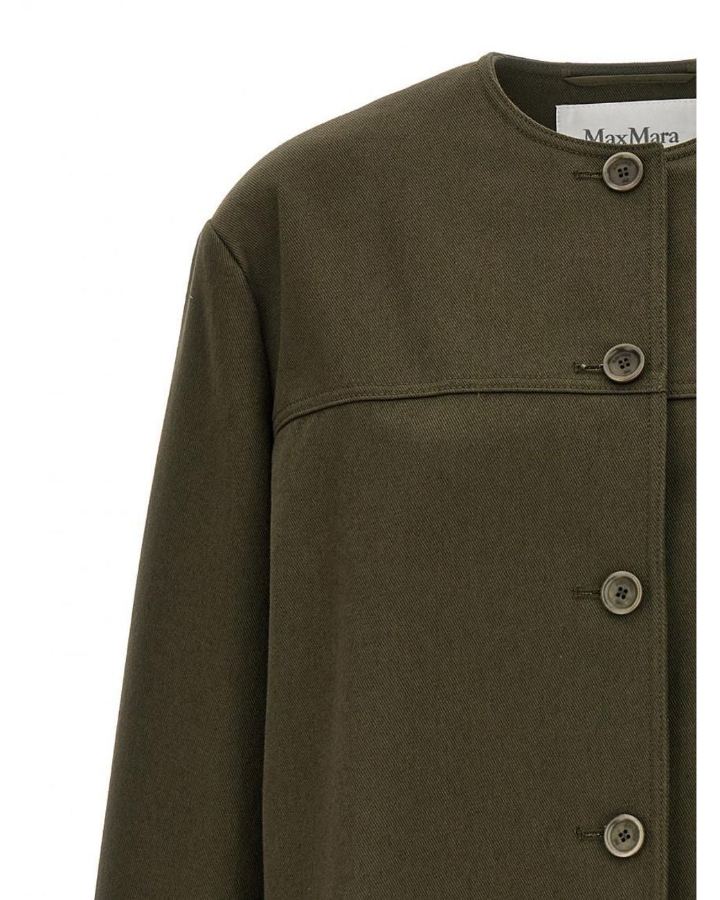 Max Mara Green Recital Midi Jacket