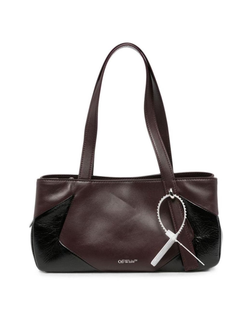 Off-White c/o Virgil Abloh Black Bordeaux Oyah Small Tote