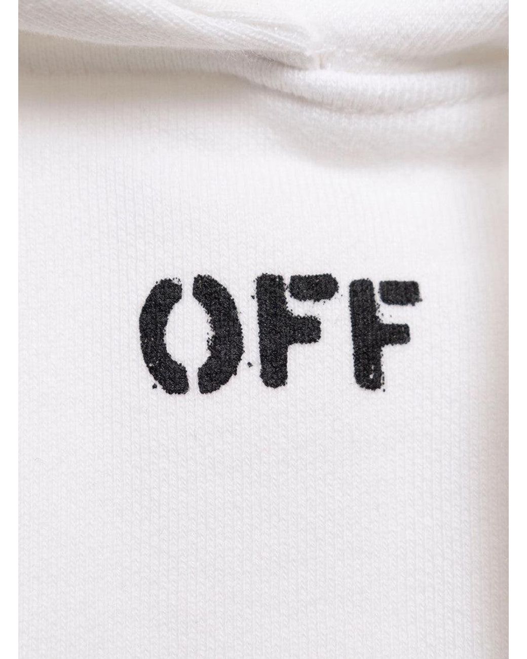 Off-White c/o Virgil Abloh White Logo Hood Sweatshirt