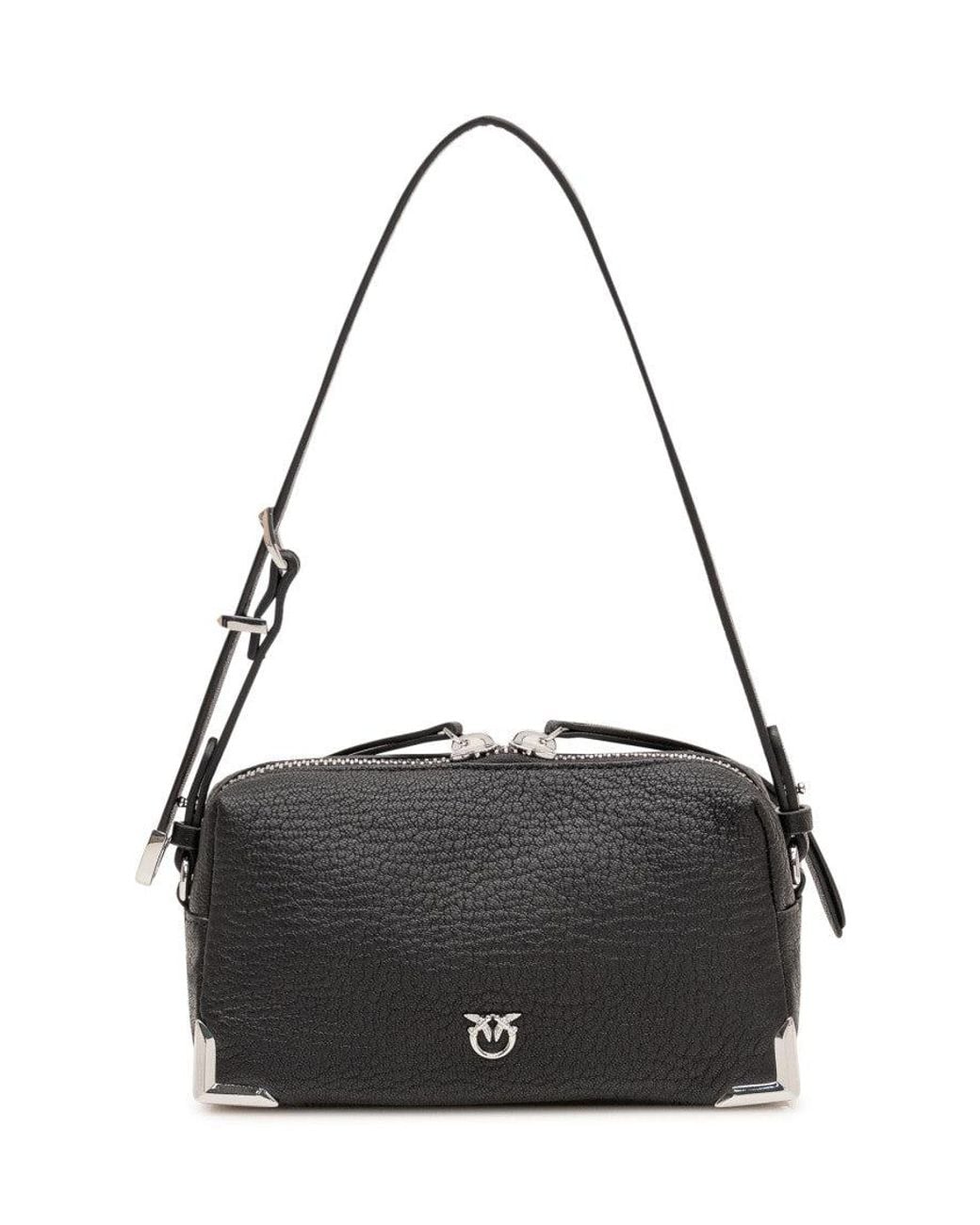 Pinko Black Boston Mini Crossbody Bag