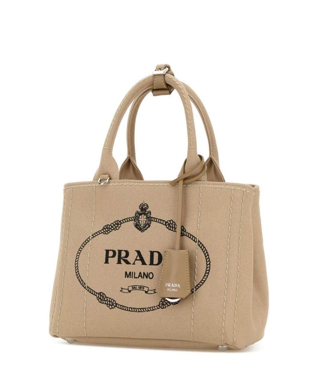 Prada Natural Logo Tote