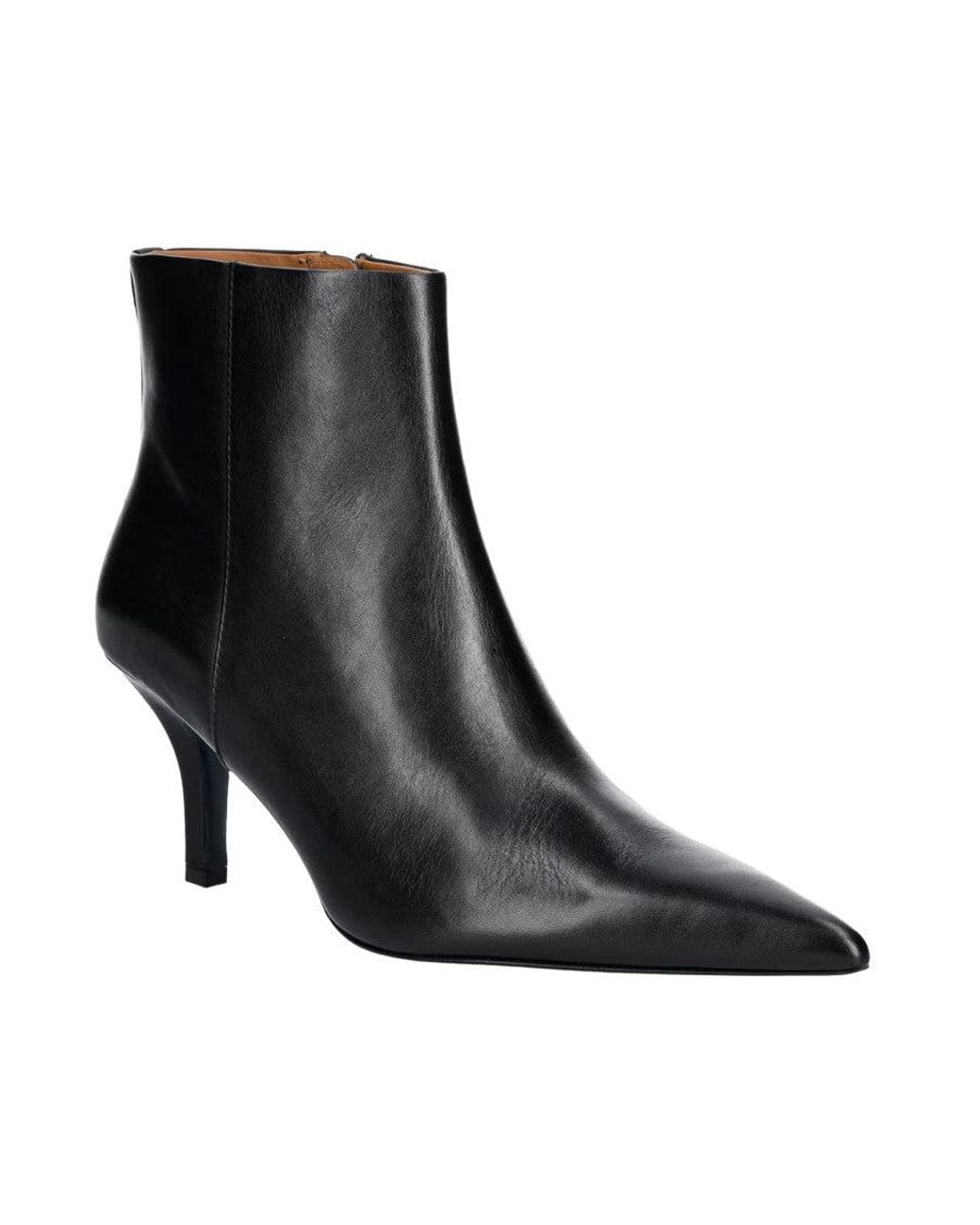 Patrizia Pepe Black Leather Stivaletto Boot