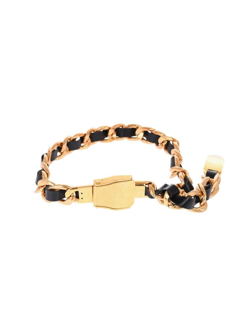 Balmain Metallic Chain Embellished Belt