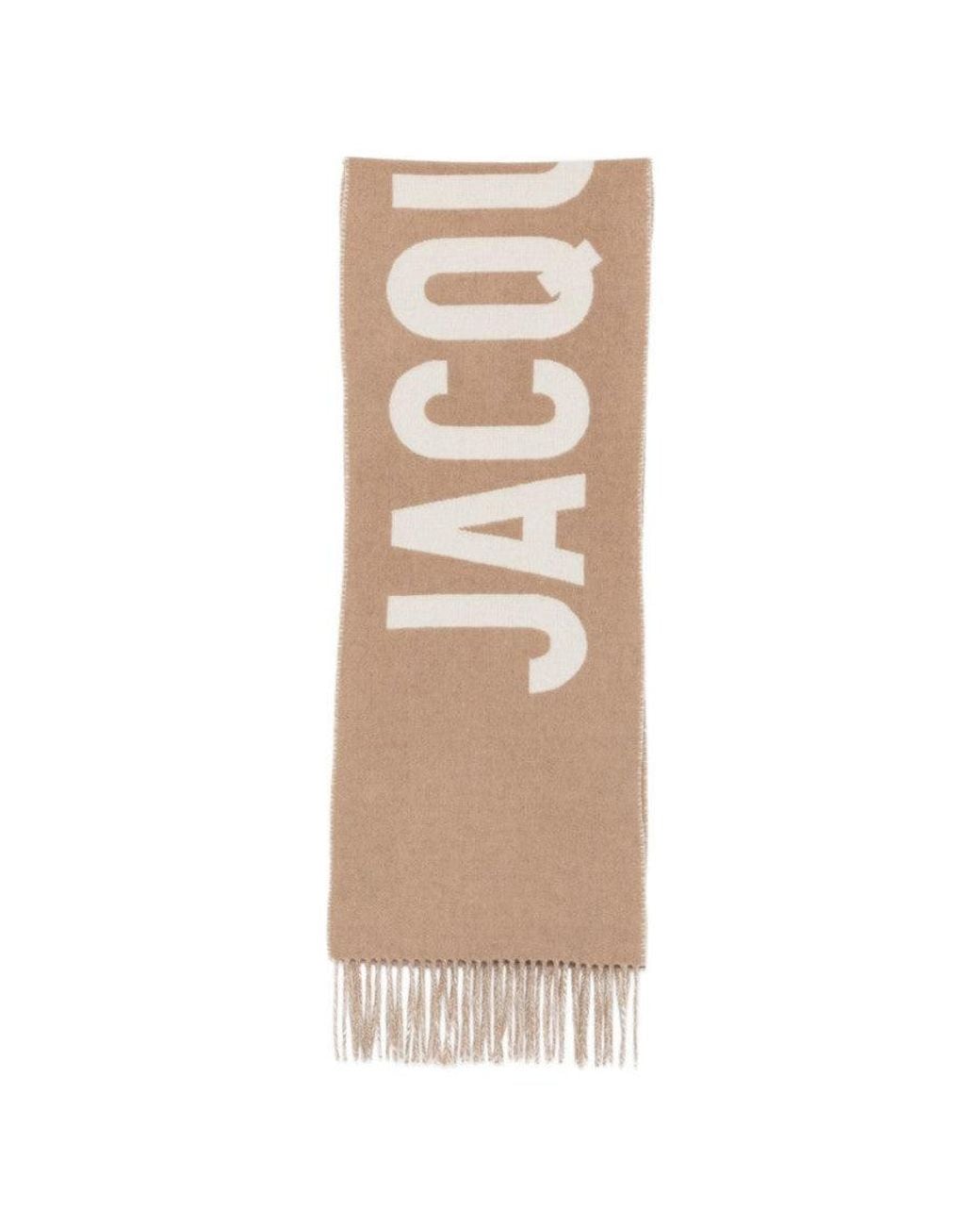 Jacquemus Natural Logo Scarf for men