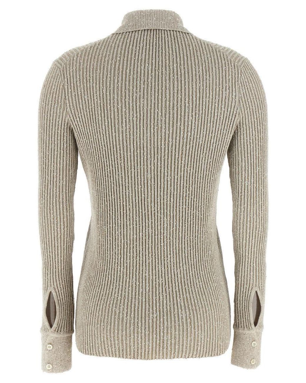 Magda Butrym Gray '21' Cardigan