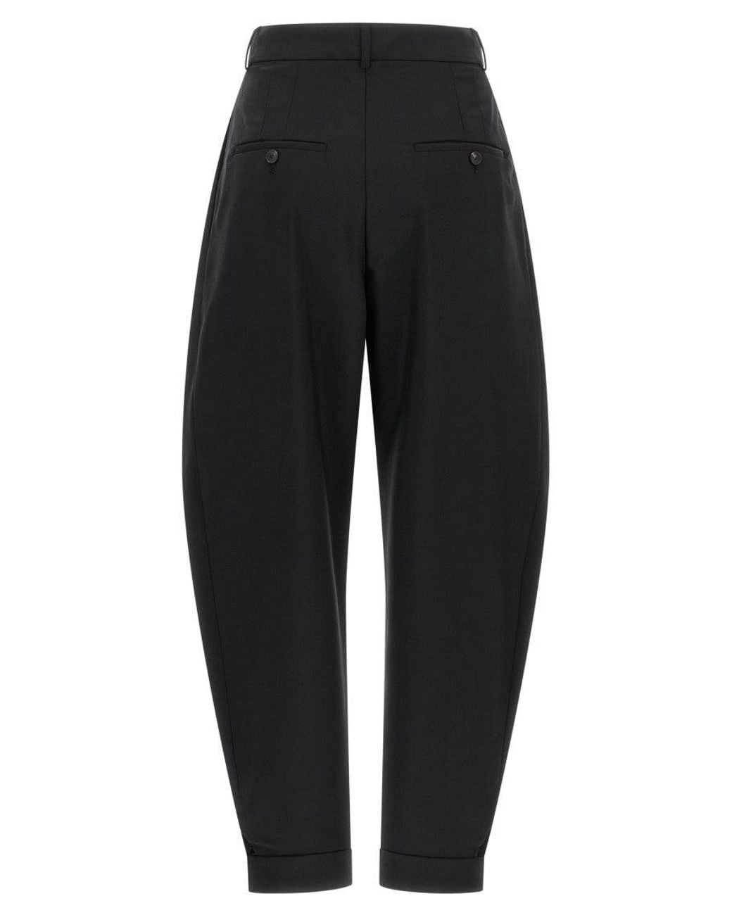 Rohe Black Tapered Pleated Pants