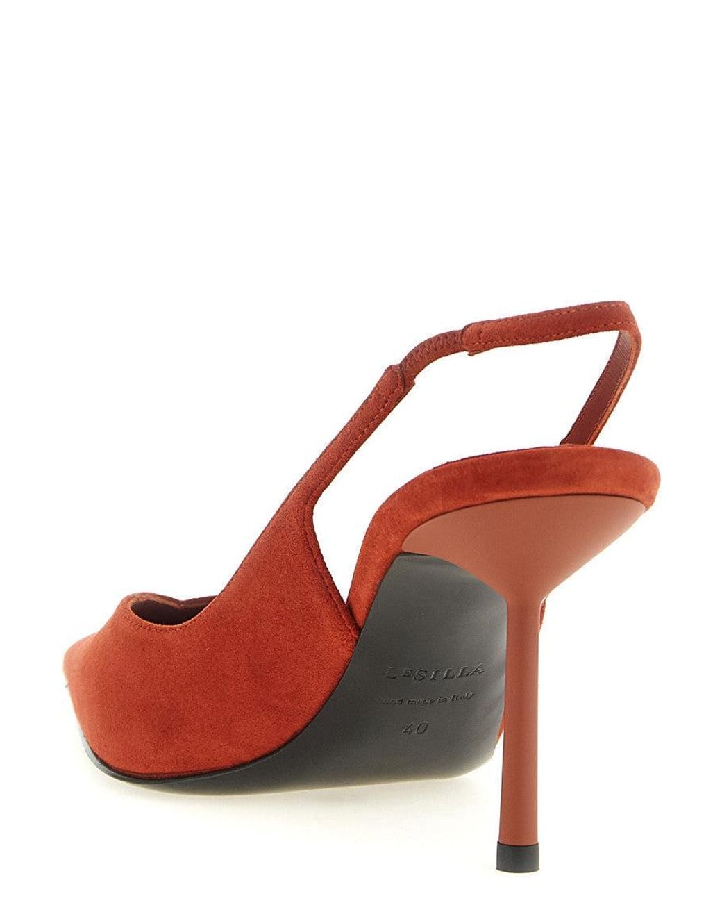 Le Silla Red Slingback Pumps