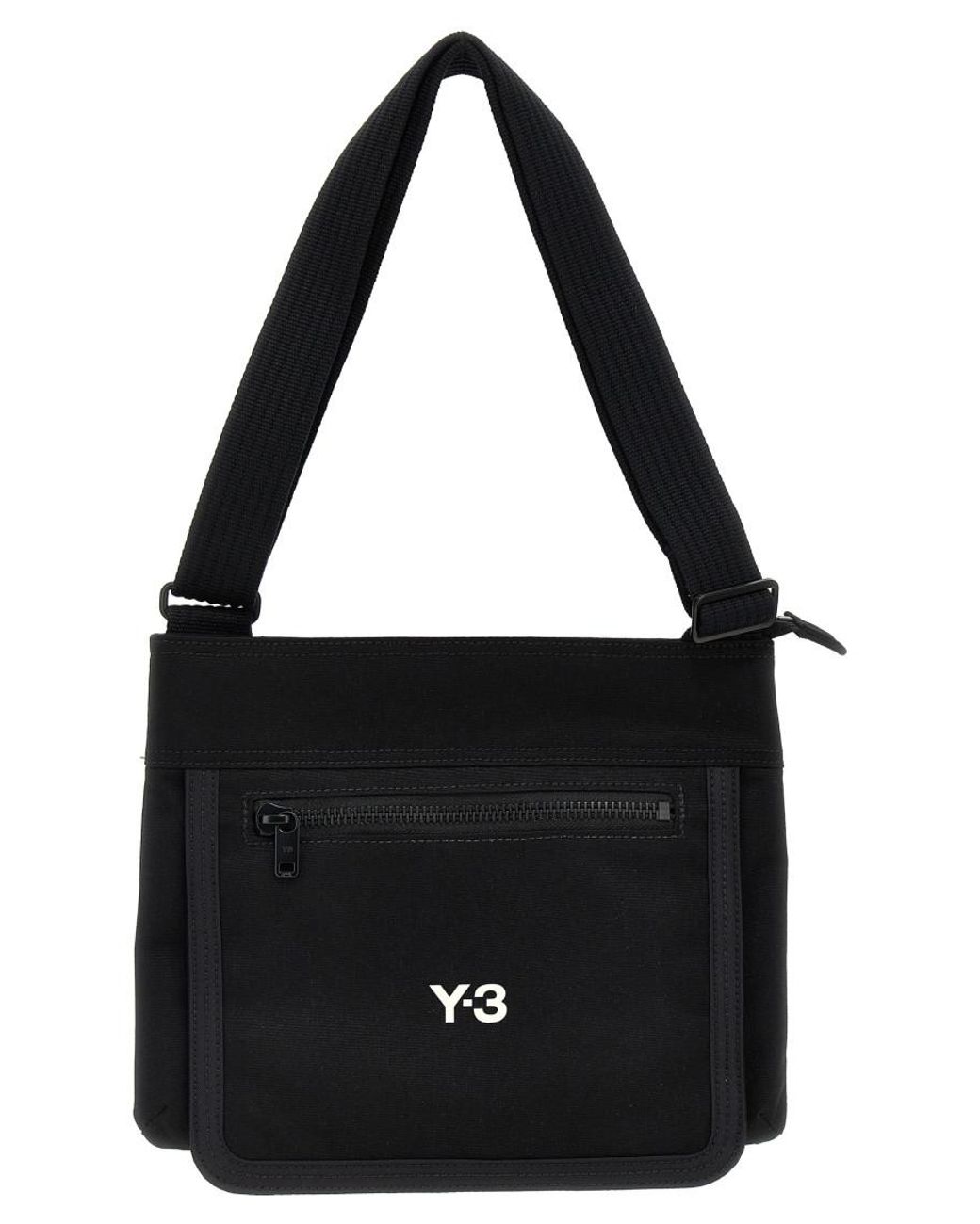 バッグ Y's for men Body bag leather canvas BLK y-3-Black-Classic-Sacoche-