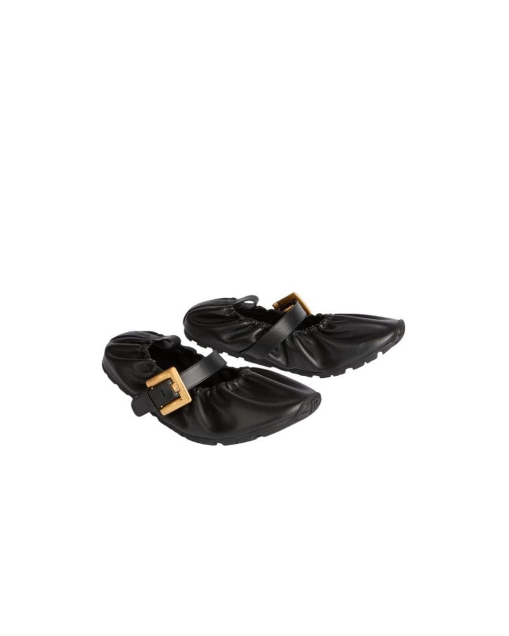 Balmain Black B-Buzz Ballet Flats