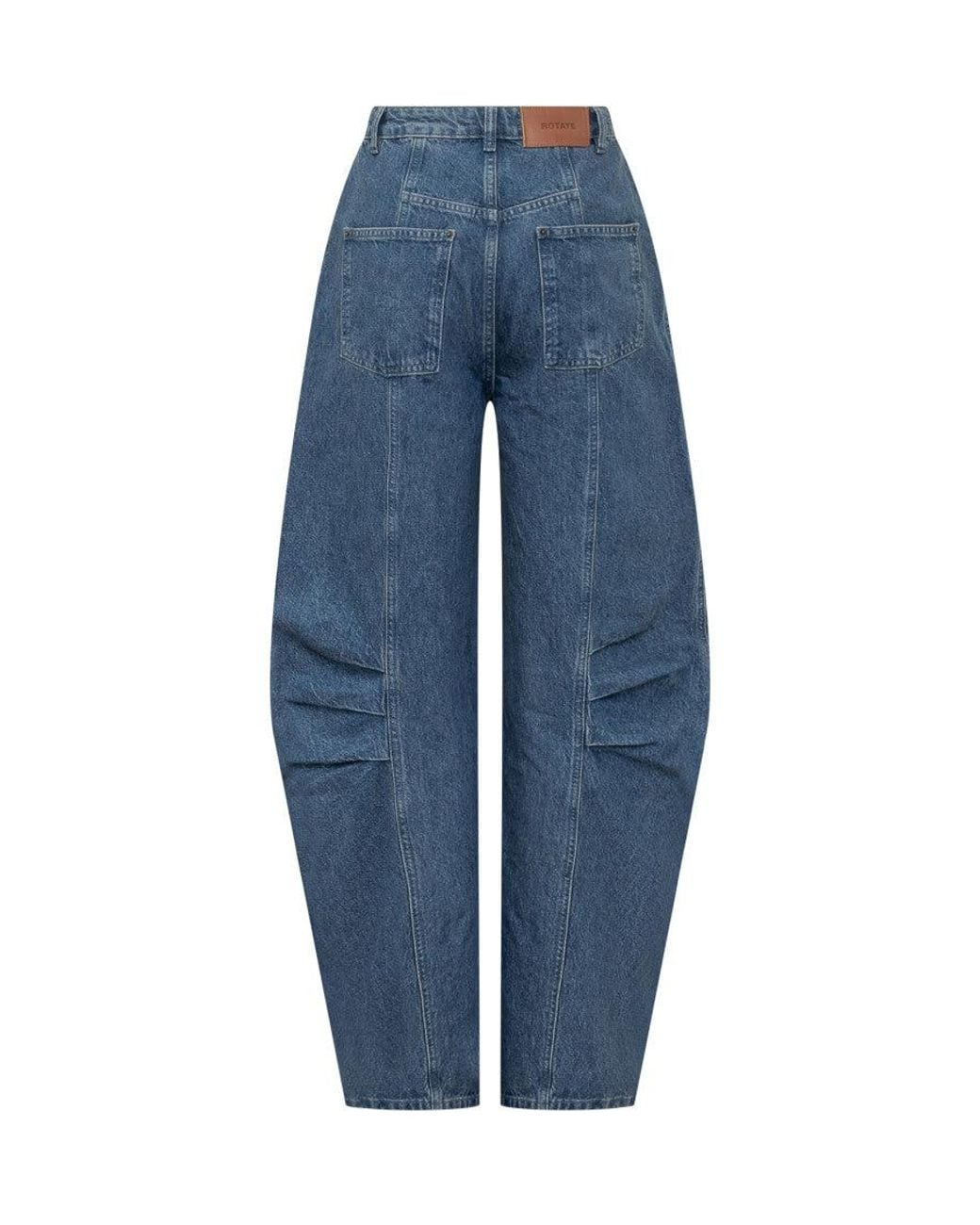 ROTATE BIRGER CHRISTENSEN Blue Relaxed High Rise Jeans