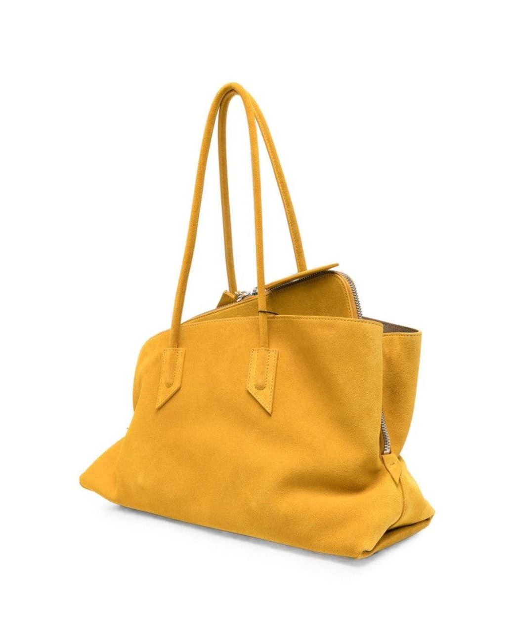 The Attico Yellow La Passeggiata Medium Tote