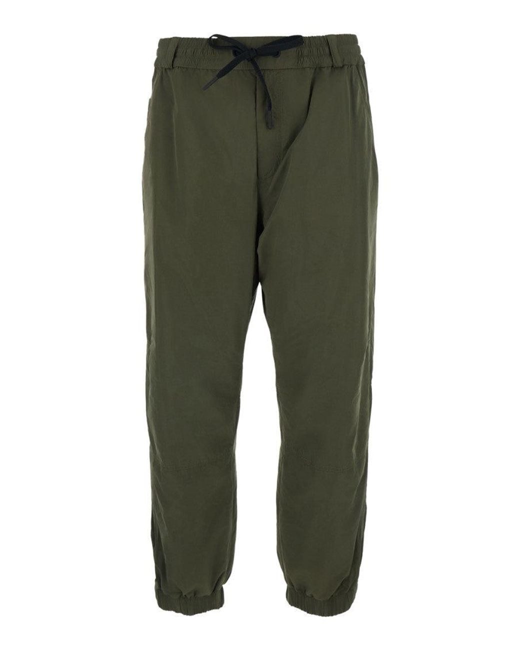 Moncler Green Drawstring Track Pants for men