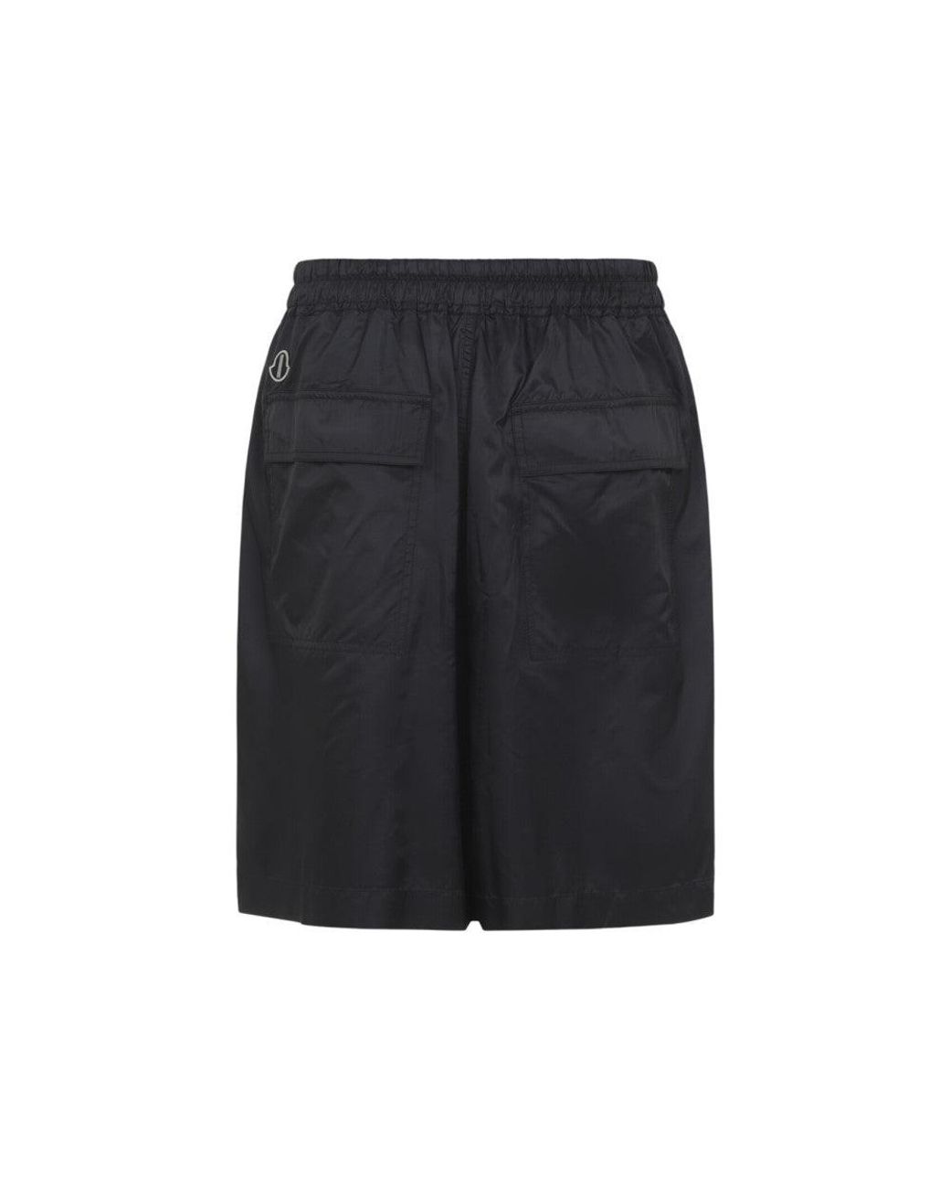Moncler Black Drawstring Shorts