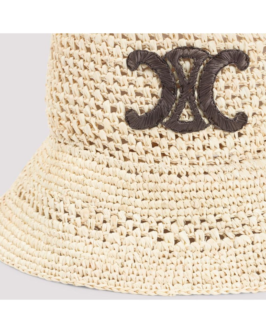 Celine Logo Bucket Hat in Natural | Lyst display picture 1