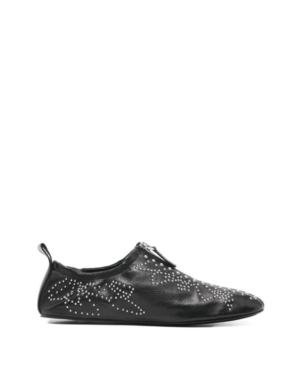 Chloé Black Leather Dress Shoes