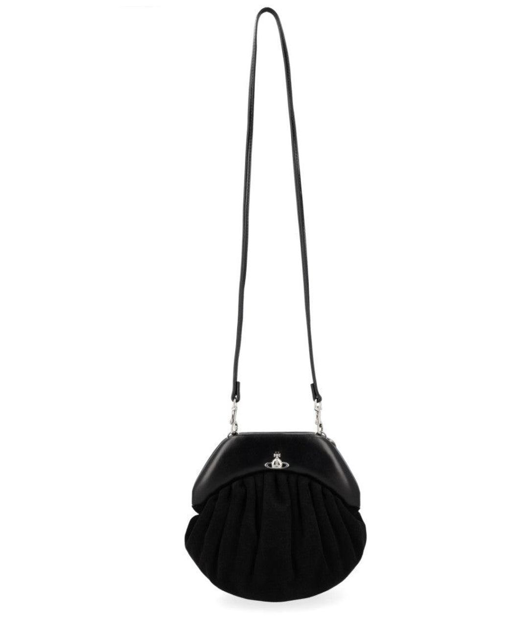 Vivienne Westwood Black Brooke Small Crossbody Bag
