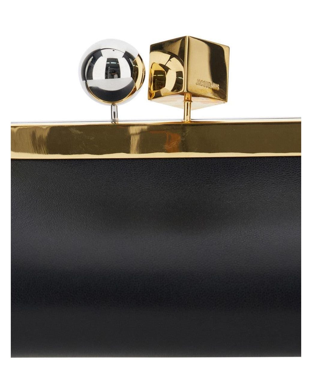 Jacquemus Black Salon Clutch