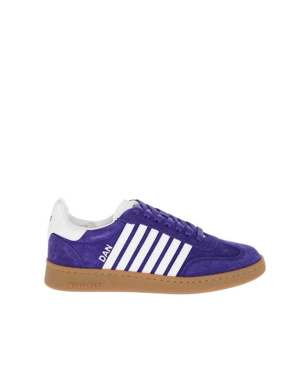 DSquared² Purple Stripes Boxer Sneakers