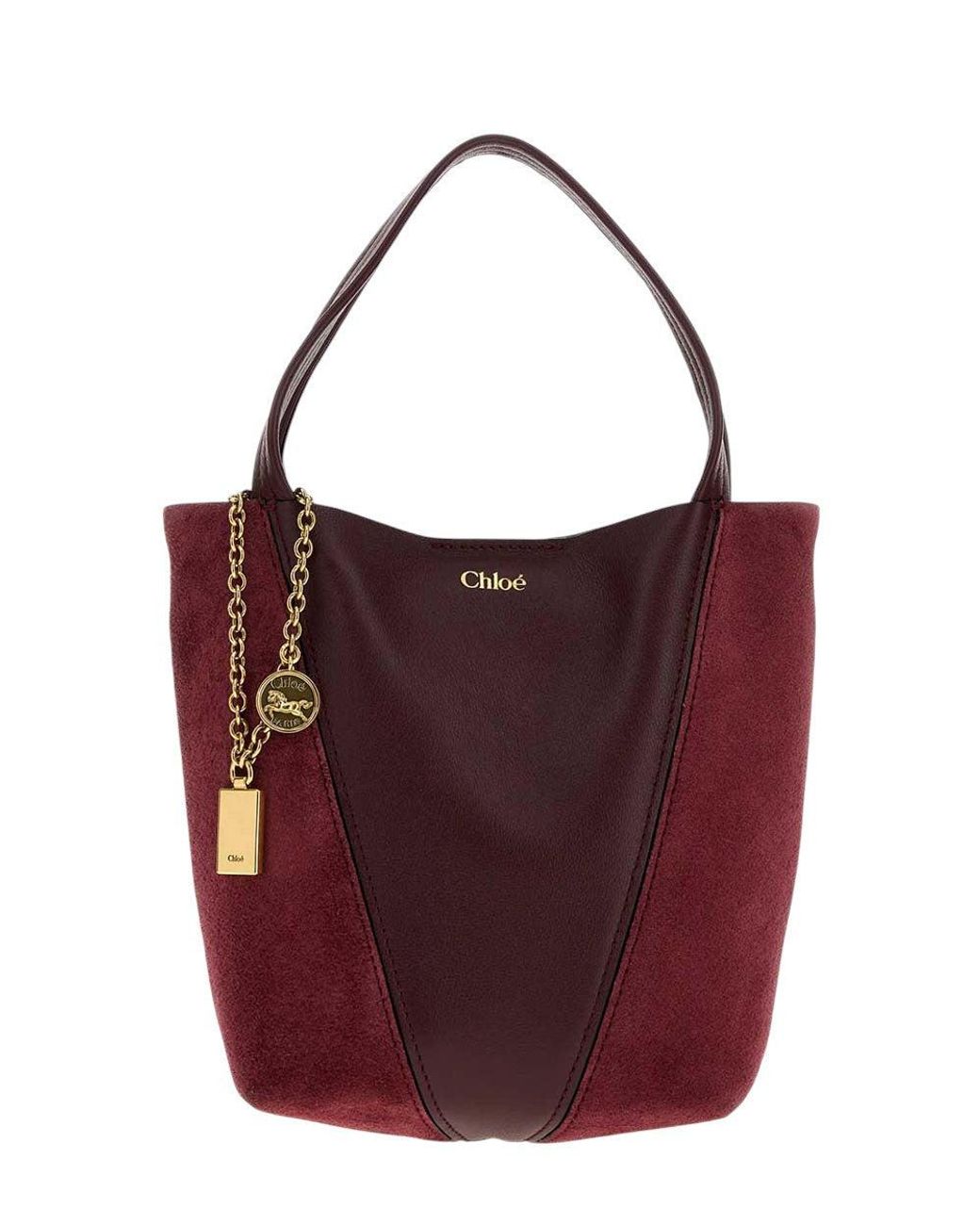 Chloé Red Spin Small Tote