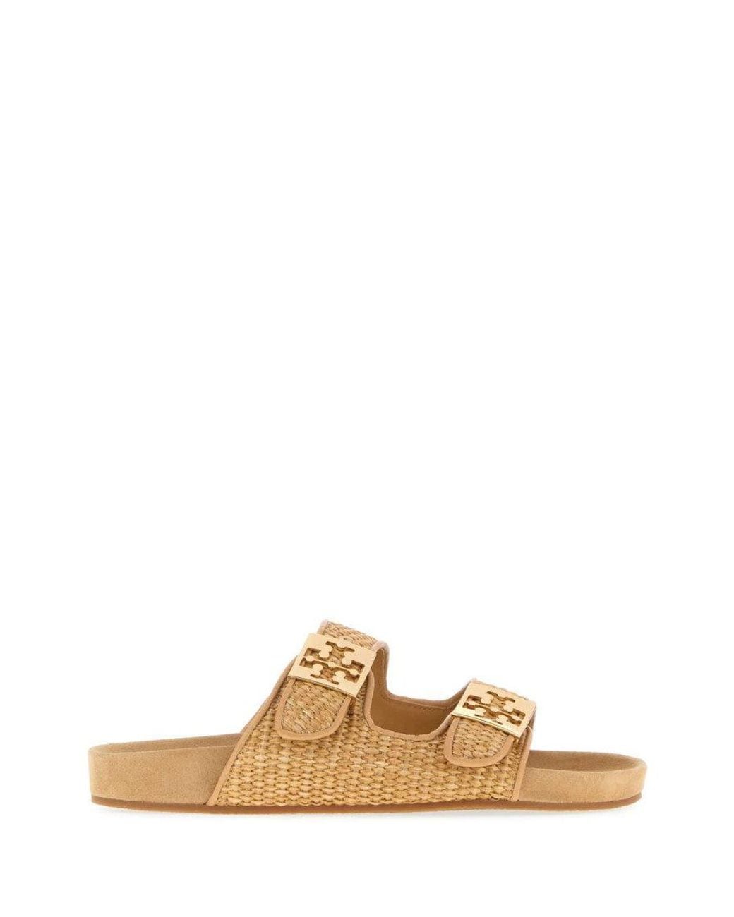 Tory Burch Natural Woven Sandals