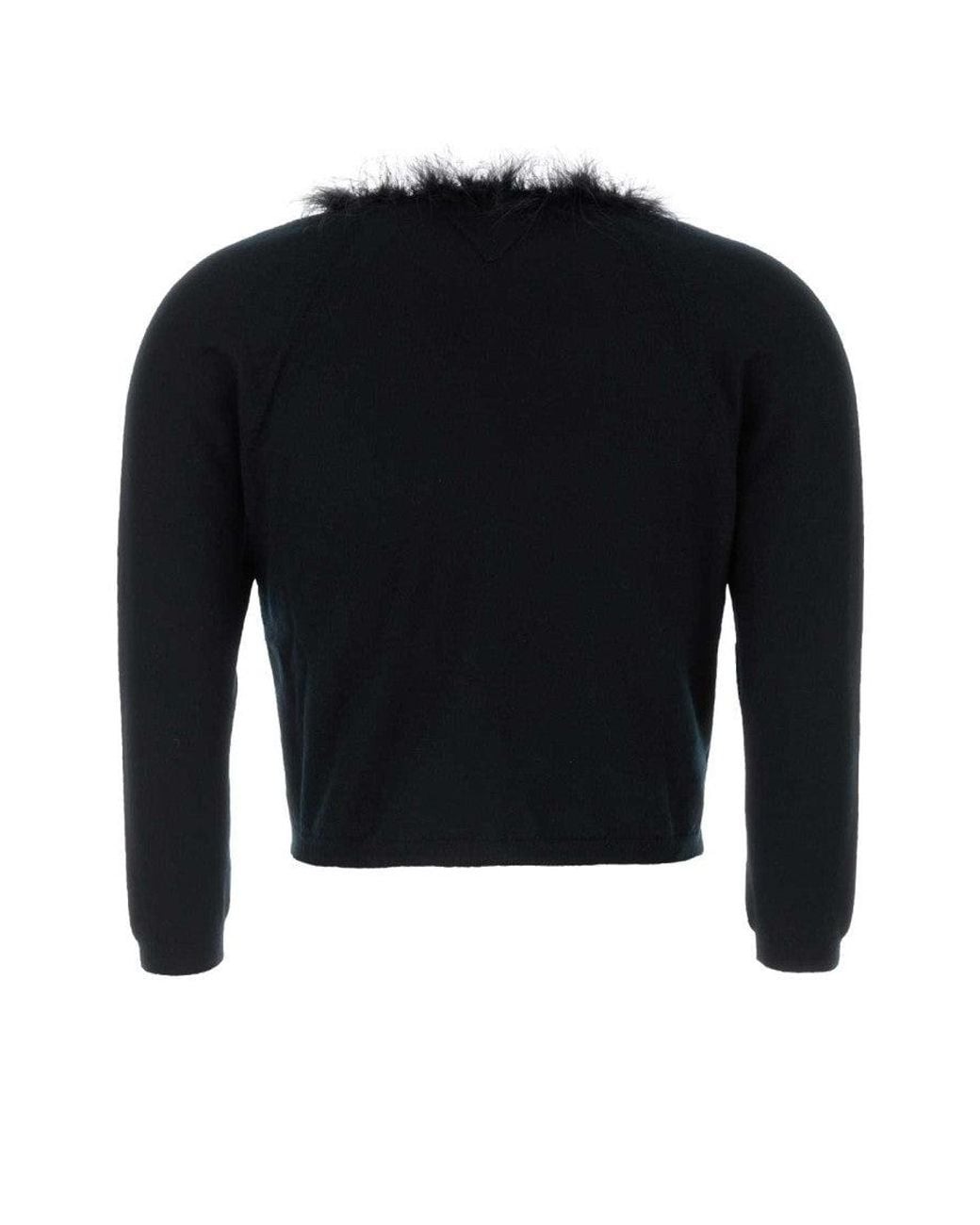 Prada Black Cashmere Cardigan