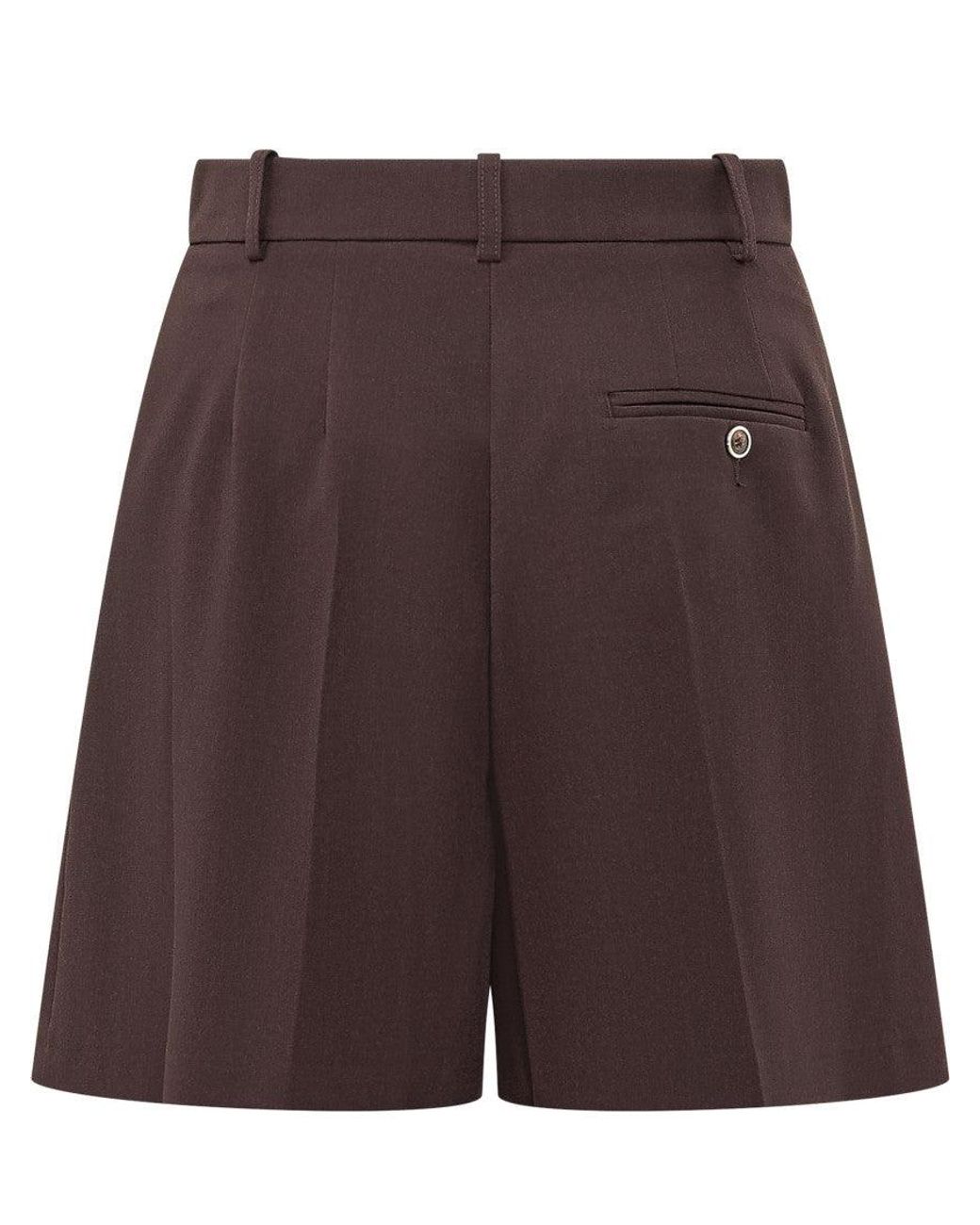 Pinko Purple Solid Shorts