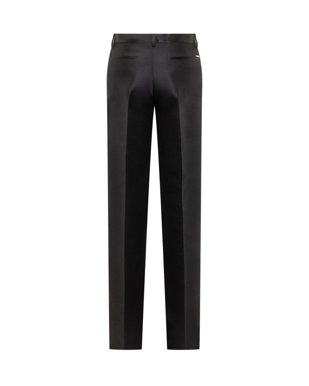 DSquared² Black Straight Flat Front Pants