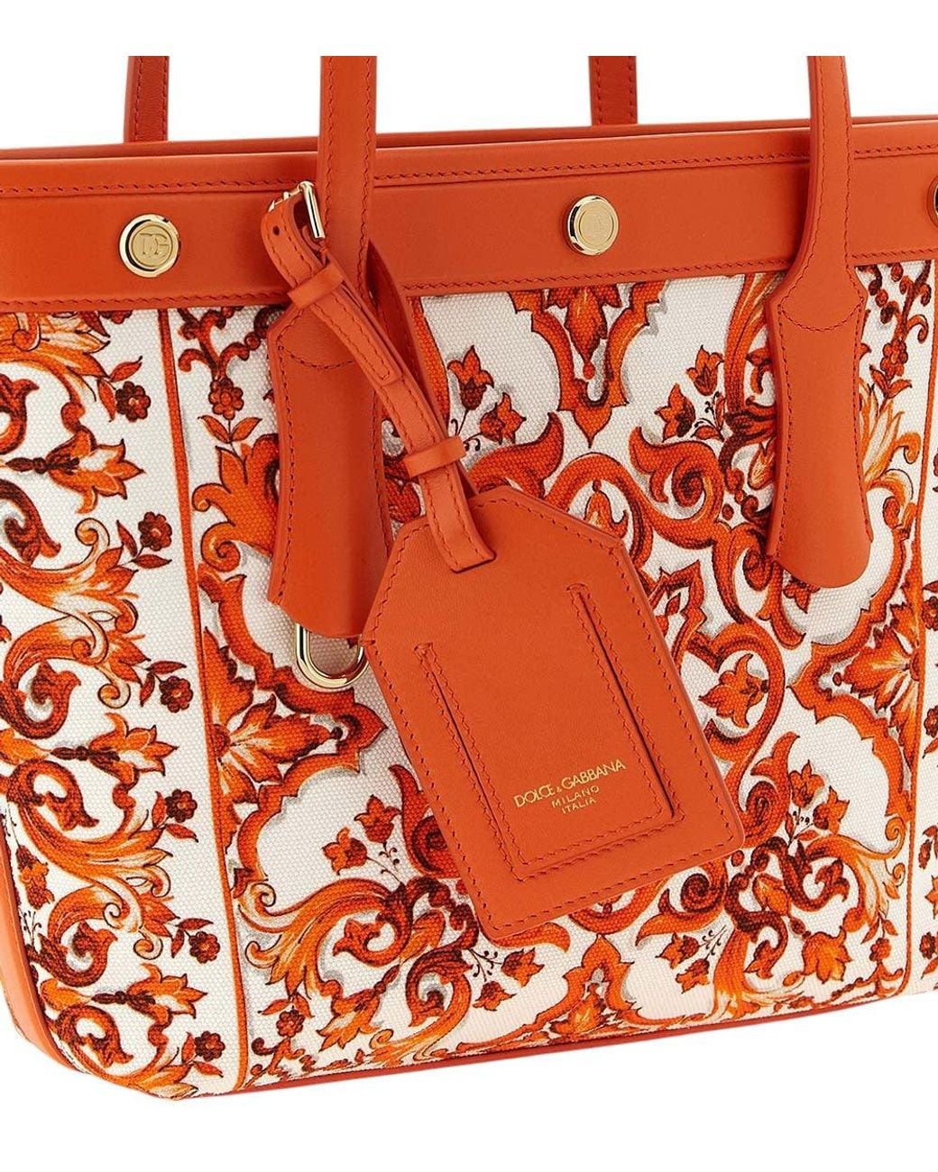 Dolce & Gabbana Red Atene Small Tote
