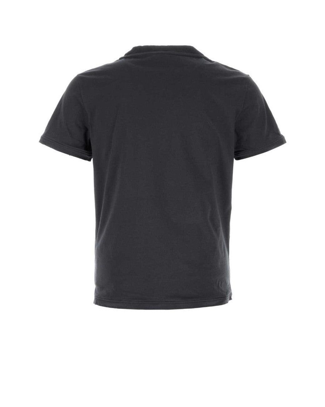 Prada Black Dar Logo T-Shirt for men