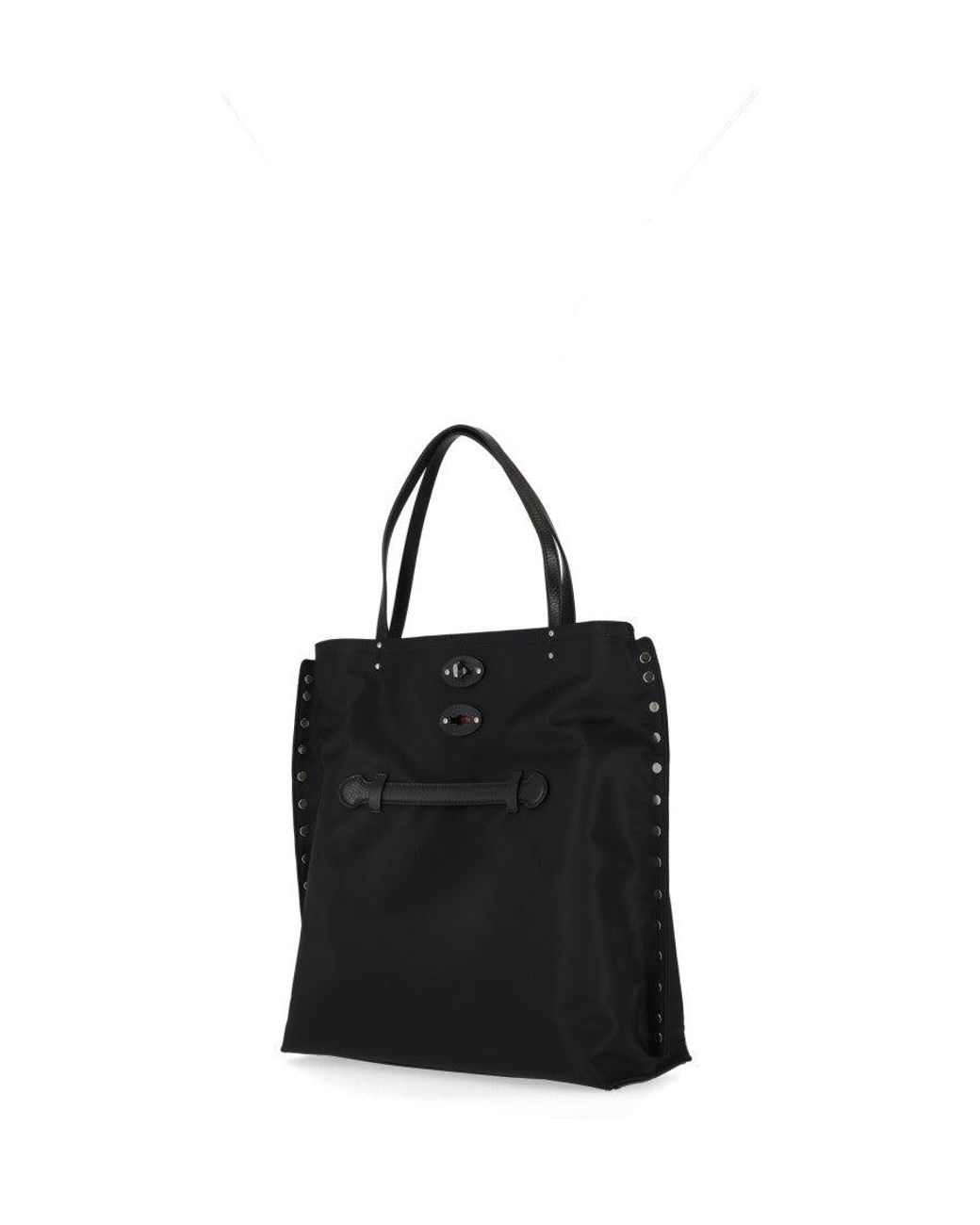 Zanellato Black Saeta Tote