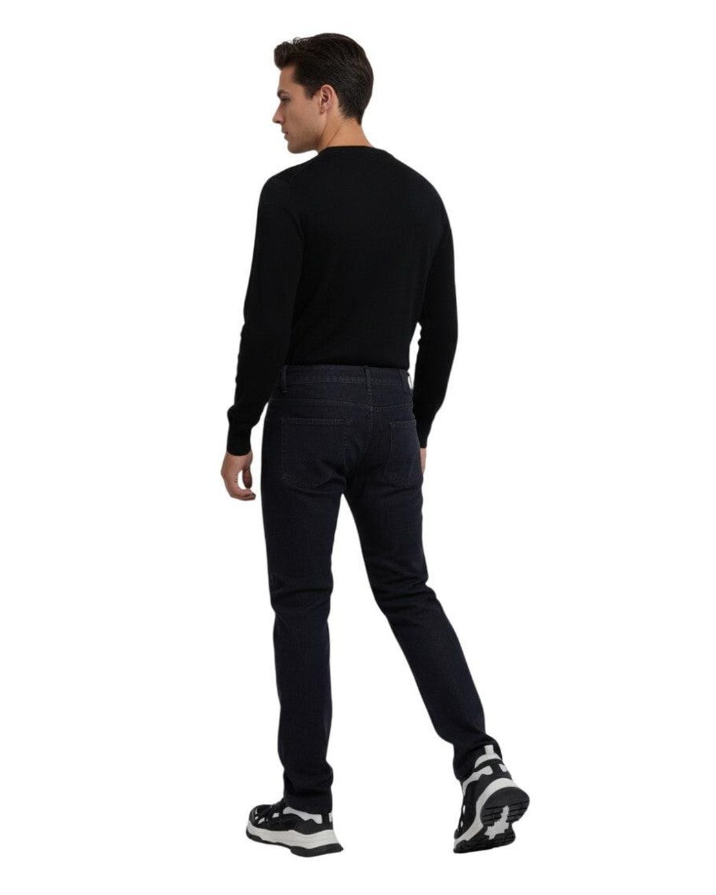Boss Black Dark Mid Rise Jeans for men