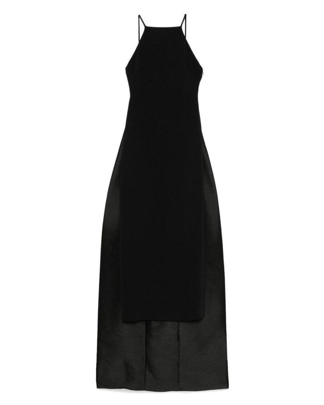 Solace London Black Ulla Maxi Dress