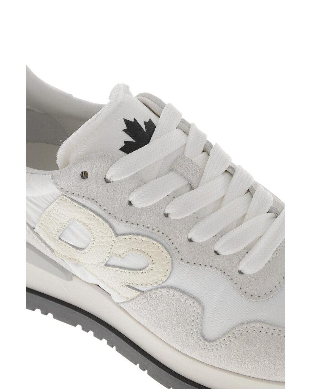 DSquared² White Logo Running Sneakers