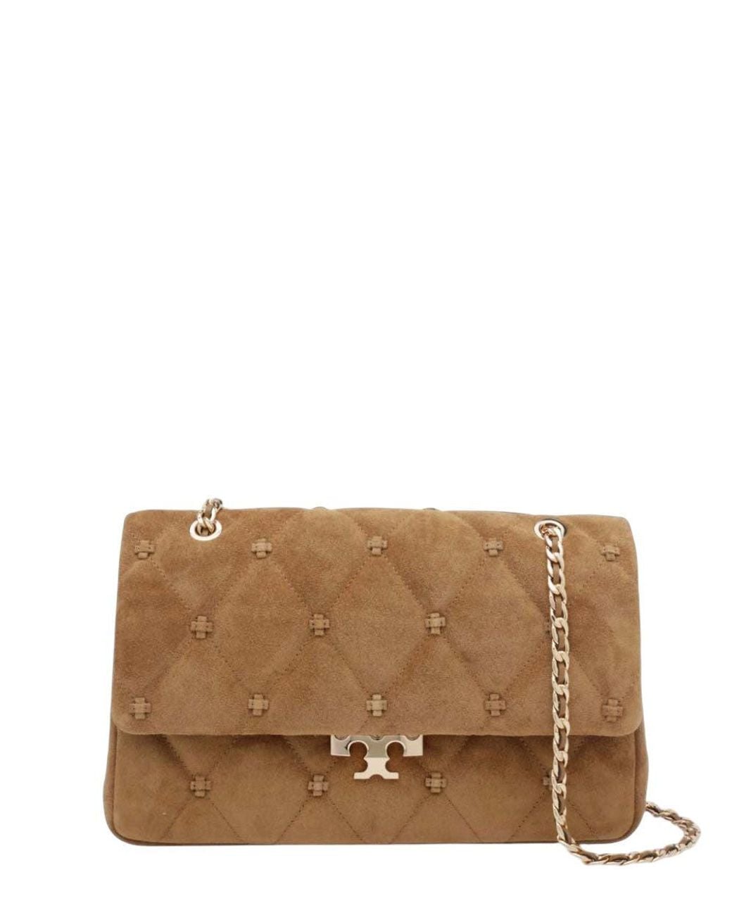 Tory Burch Brown Bunny Medium Shoulder Bag