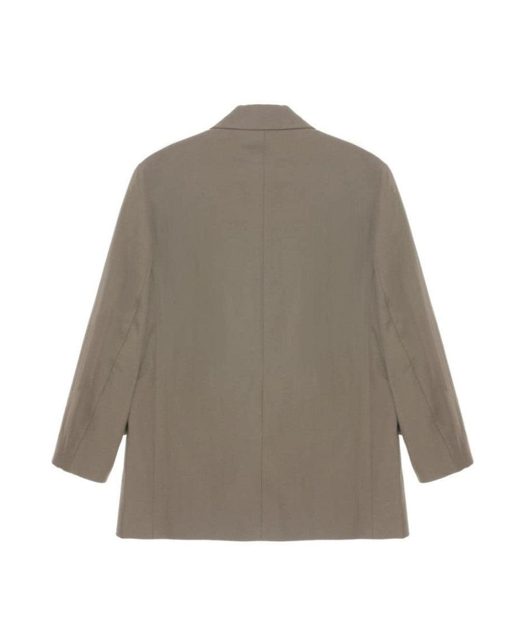 Studio Nicholson Gray Taupe Single-Breasted Blazer