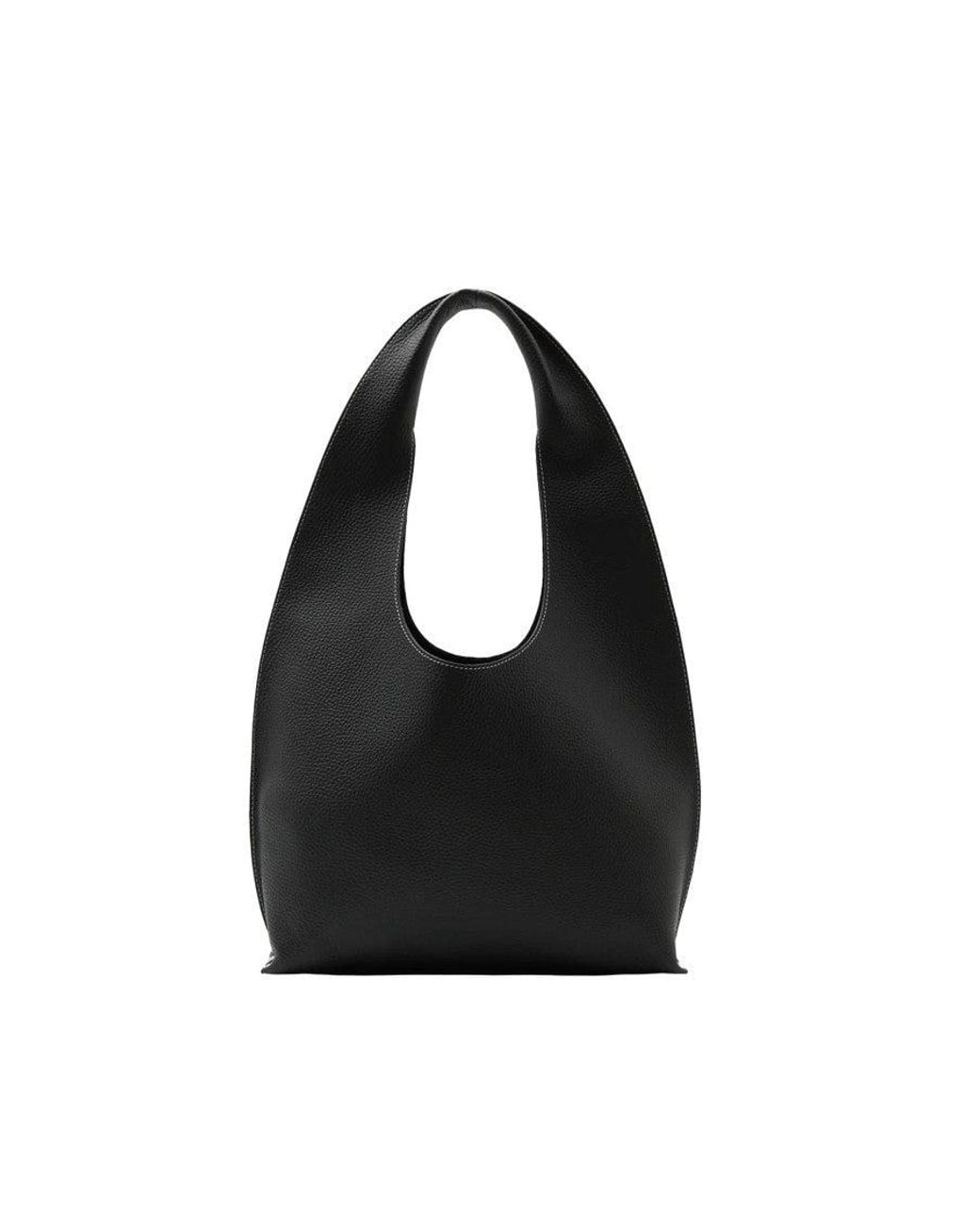 A.P.C. Black Logo Large Hobo