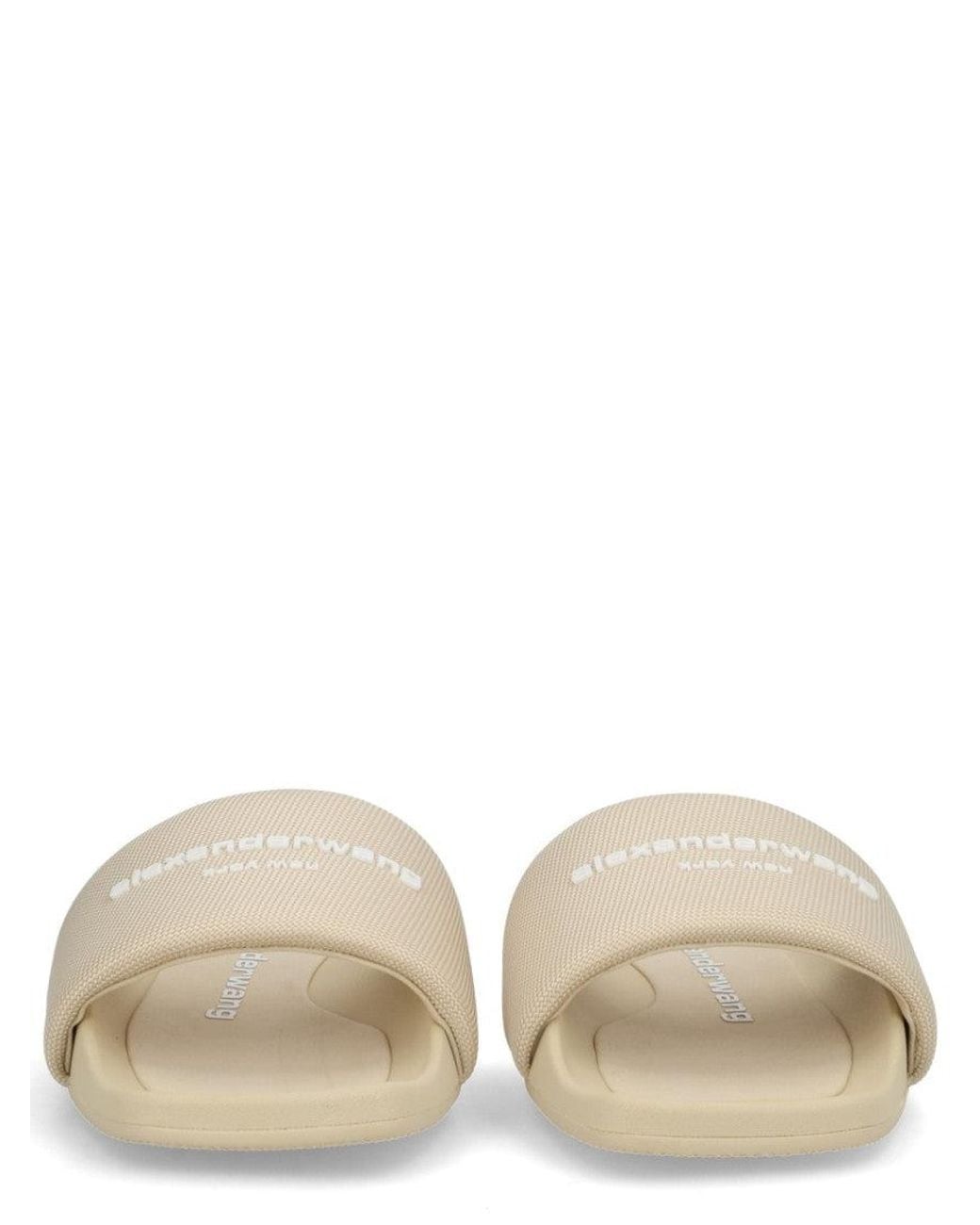 Alexander Wang Natural Slip-On Slipper Polyamide