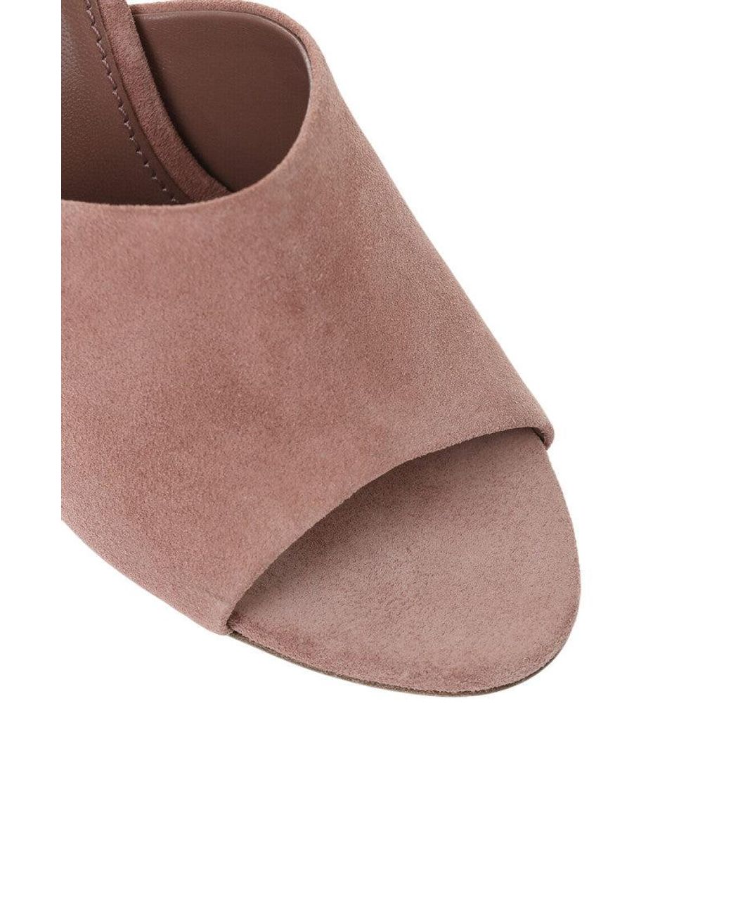 Paris Texas Pink Suede Wedges