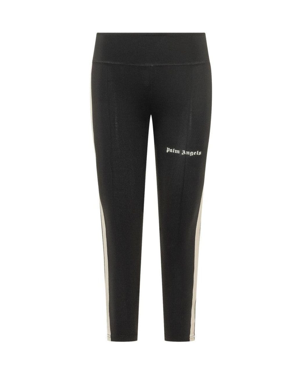 Palm Angels Black Skinny Elasticated Pants