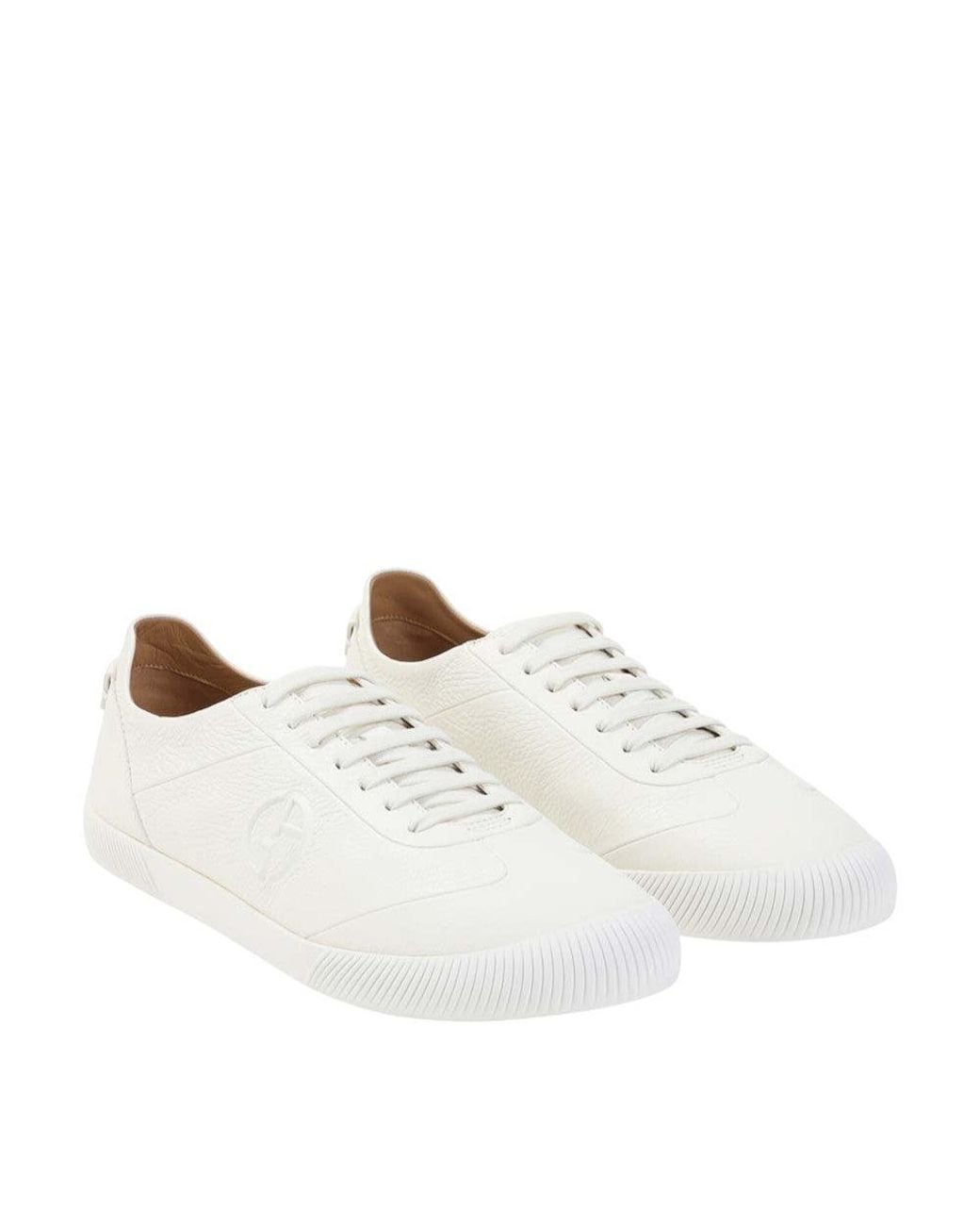 Giorgio Armani White Off Classic Sneakers for men