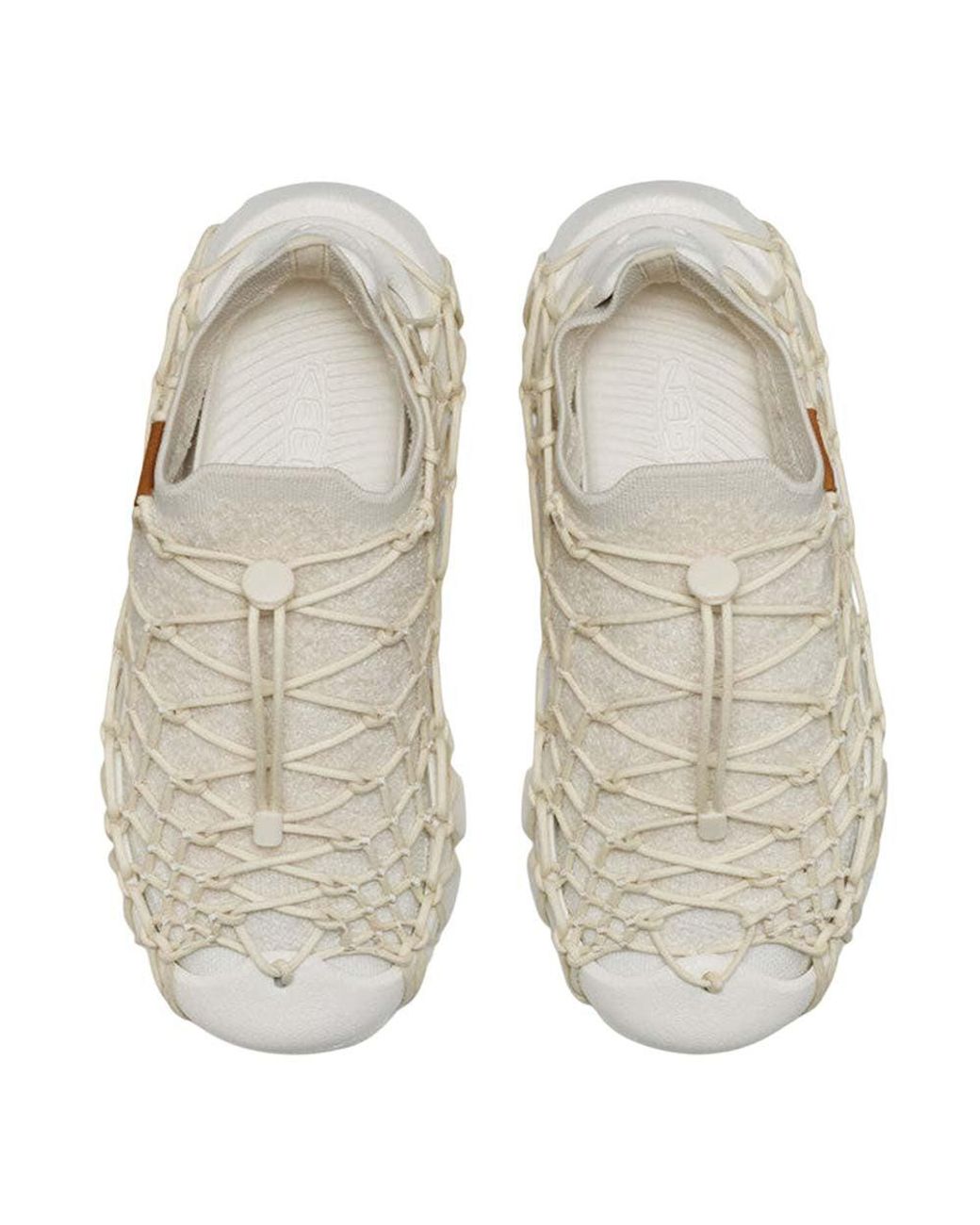Keen White Woven Uneek-360 Sneakers