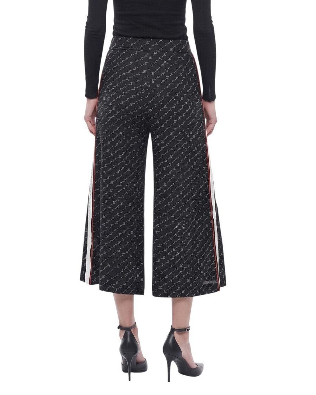 Stella McCartney Black Relaxed Flat Front Pants